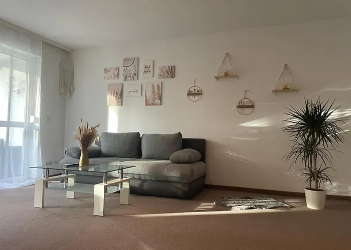 Kingsize Bett Boho Mit Tiefgarage Naehe Salzburg Lägenhet Freilassing